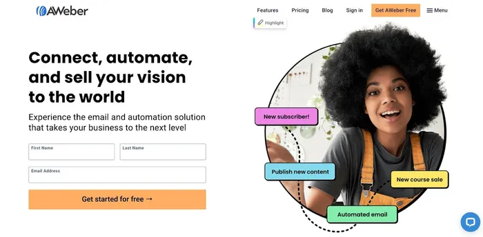 AWeber — design and send automated newsletters AWeber — design and send automated newsletters