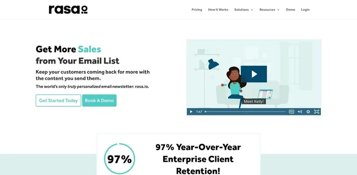 rasa.io — personalized newsletter for each subscriber rasa.io — personalized newsletter for each subscriber