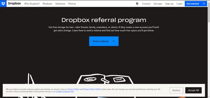 Dropbox referral program