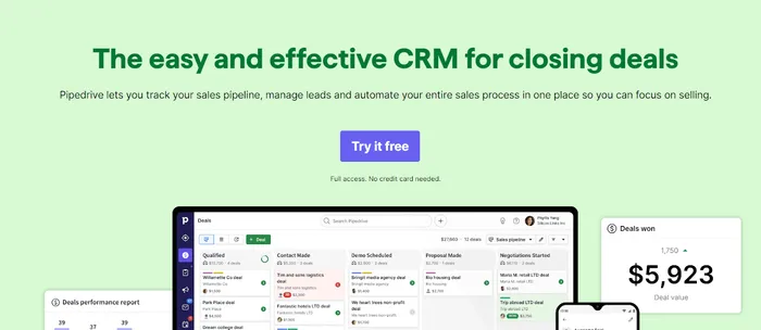 pipedrive crm