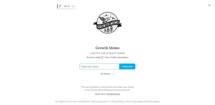 Growth Memo Kevin Indig Substack Growth Memo Kevin Indig Substack