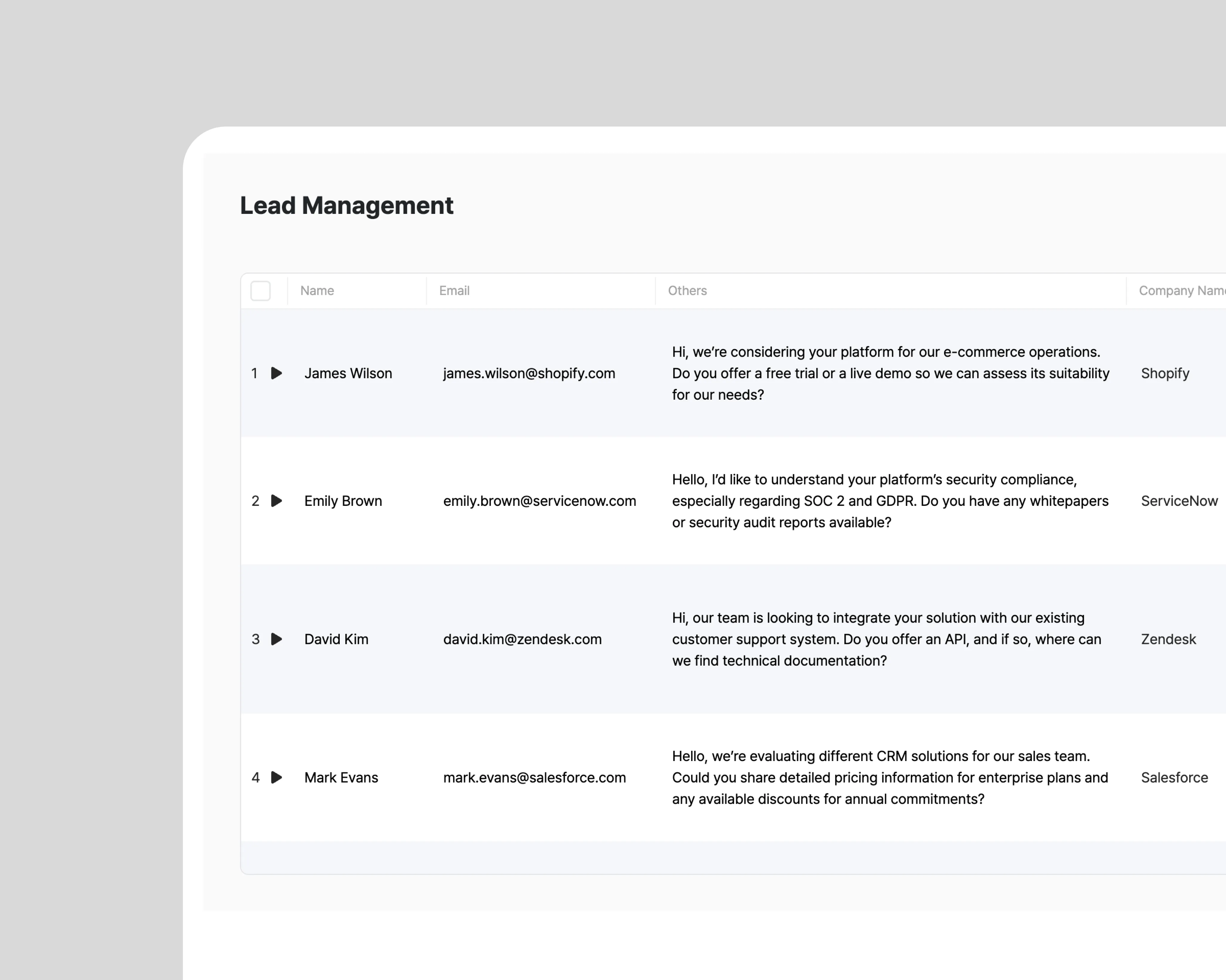 Customer Inquiry & AI Research Template