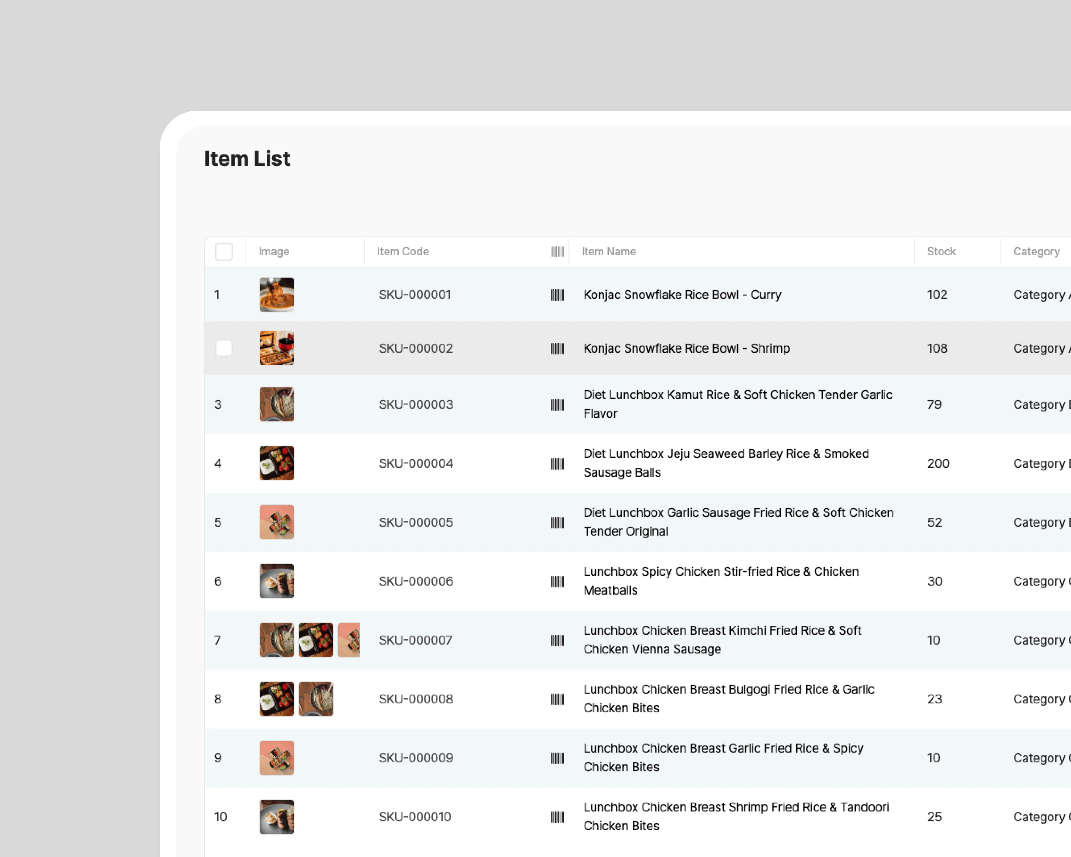 Inventory Management Template